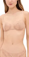 Skarlett Blue Impress Balconette Underwire Bra Ginger/terracotta In Ginger/terracotta