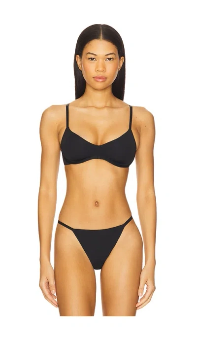 Skarlett Blue Insider Underwire Bra In Black