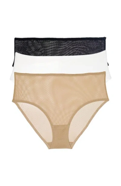Skarlett Blue Jolie Sheer Lace Hipster 3-pack In Multi