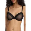 Skarlett Blue Lace Balconette Underwire Bra In Black