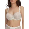 Skarlett Blue Lacy Full Coverage Underwire Bra In White