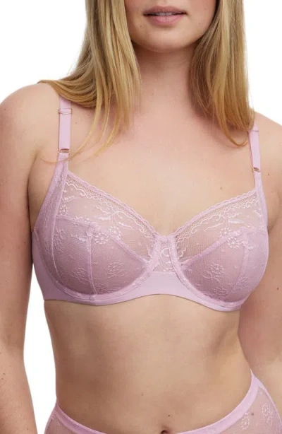 Skarlett Blue Lacy Underwire Full Coverage Bra In Blm Lilac