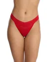 Skarlett Blue Lust Lace Thong In Red