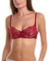 Skarlett Blue Minx Lace Balconette Bra In Heartthrob,rose