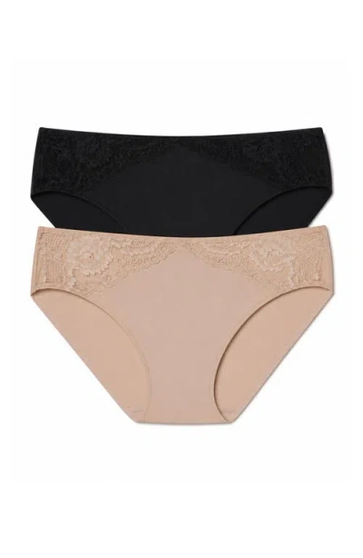 Skarlett Blue Minx Lace Bikini 2-pack In Brown