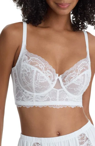 Skarlett Blue Minx Side Support Underwire Bra In White
