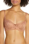 Skarlett Blue Minx Underwire Balconette Bra In Gleam In Pink