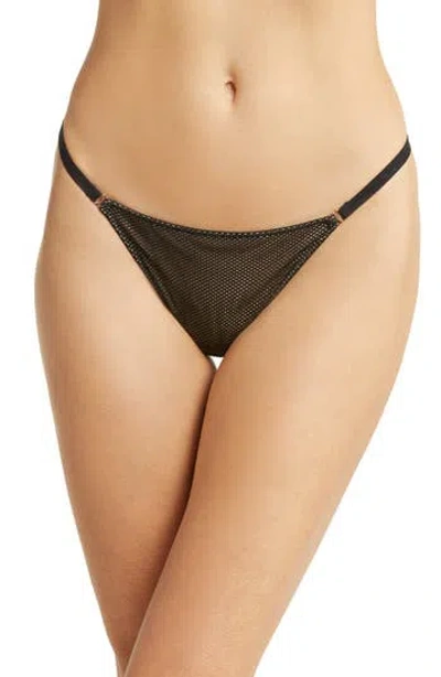 Skarlett Blue Mischief Thong In Black