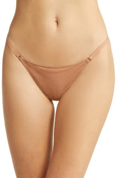 Skarlett Blue Mischief Thong In Gleam/tera