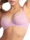 Skarlett Blue Lacy Underwire Full Coverage Bra In Sweet Plum