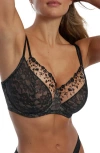 Skarlett Blue Paradise Full Coverage Underwire Bra In Black