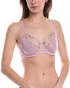 Skarlett Blue Lacy Underwire Full Coverage Bra In Purple