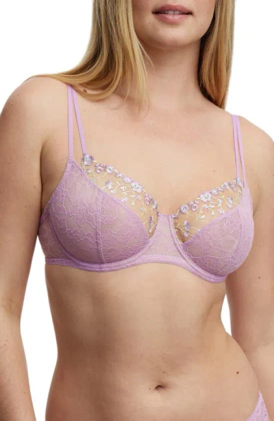Skarlett Blue Paradise Underwire Bra In Sweet Plum