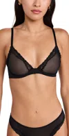 Skarlett Blue Passion Unlined Underwire Bra Black In Black