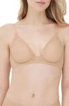 Skarlett Blue Passion Unlined Underwire Bra In Neutral