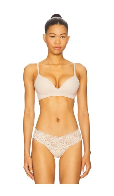 Skarlett Blue Prestige Wireless Push-up Bra In Brown