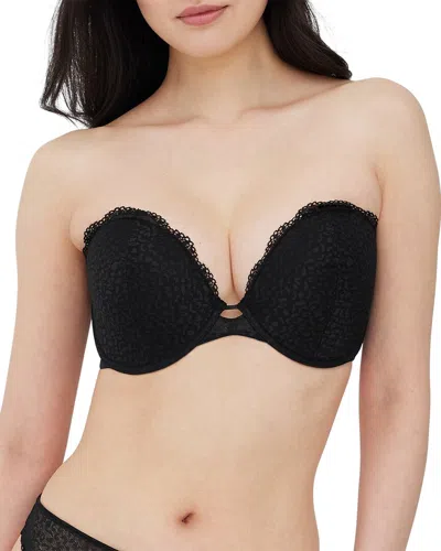Skarlett Blue Rouse Full Coverage Lightly Lined Strapless Bra In Black