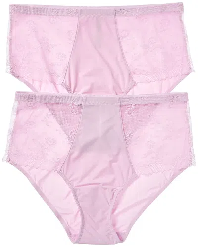 SKARLETT BLUE SET OF 2 LACY HIGH-RISE BRIEFS