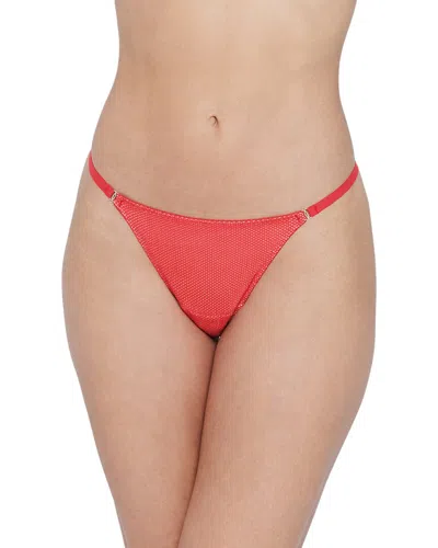Skarlett Blue Set Of 3  Mischief Thong In Pink