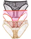 Skarlett Blue Set Of 3 Spellbound Bikini In Multi