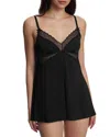 Skarlett Blue Siren Dotted Lace Babydoll In Black