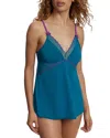 Skarlett Blue Siren Dotted Lace Babydoll In Celestial/vivid Purple