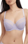 Skarlett Blue Spellbound Full Coverage Side Support Bra In Ice Purple
