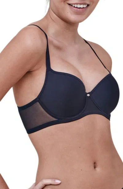 Skarlett Blue Spellbound Spacer Underwire Convertible Bra In Midnight
