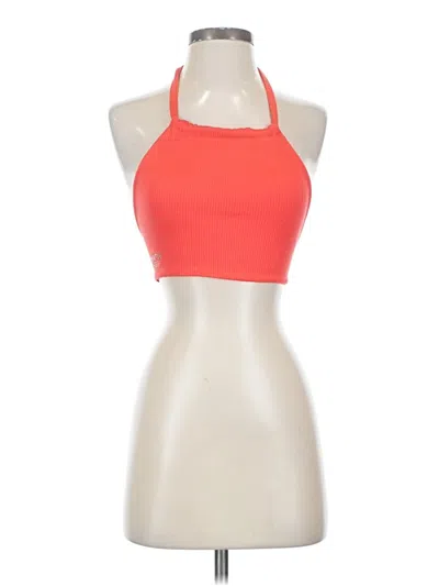 Pre-owned Skatie Sleeveless Top Orange Halter Neckline Tops