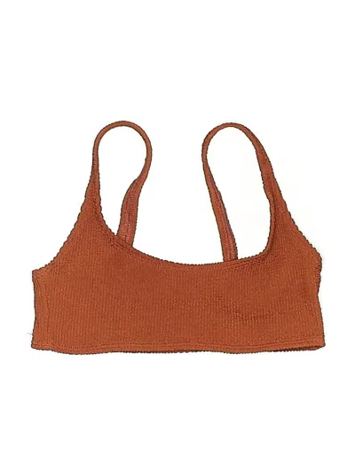 Pre-owned Skatie Swimsuit Top Orange Swimwear