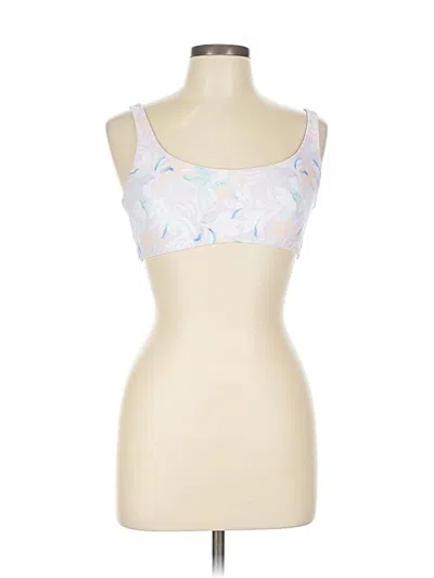 Pre-owned Skatie Tank Top Ivory Strapless Neckline Tops In White