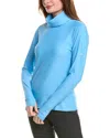 Skea Bella Turtleneck Top In Blue