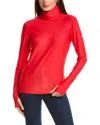 Skea Bella Turtleneck Top In Red