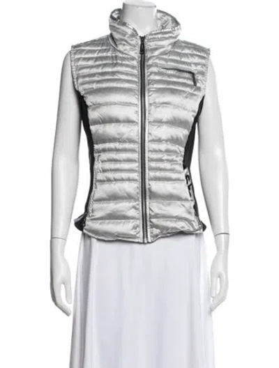 Pre-owned Skea Nylon Down Jacket In Silver