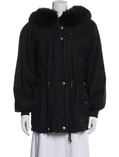 Pre-owned Skea Nylon Parka In Gray