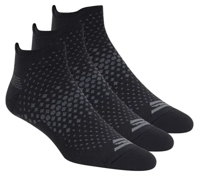 Skechers 3 Pack Men's Low Cut Socks In Black