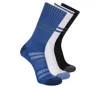 Skechers 3 Pack Men's Reflective Performance Crew Socks In Multi