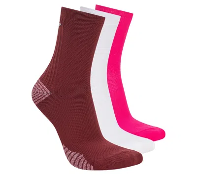 Skechers 3 Pack Women's Half Terry Low Crew Socks