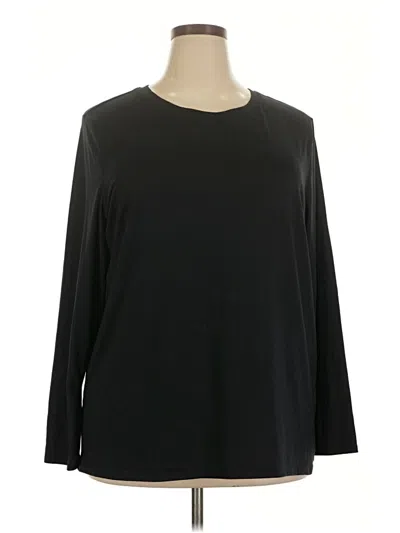 Pre-owned Skechers 3/4 Sleeve T-shirt In Black