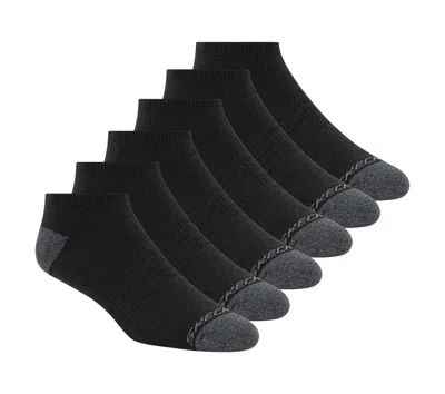 Skechers 6 Pack Walking Low Cut Socks In Black