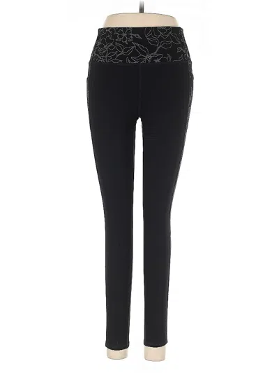 Pre-owned Skechers Active Pants In Black