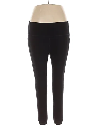 Pre-owned Skechers Active Pants In Black