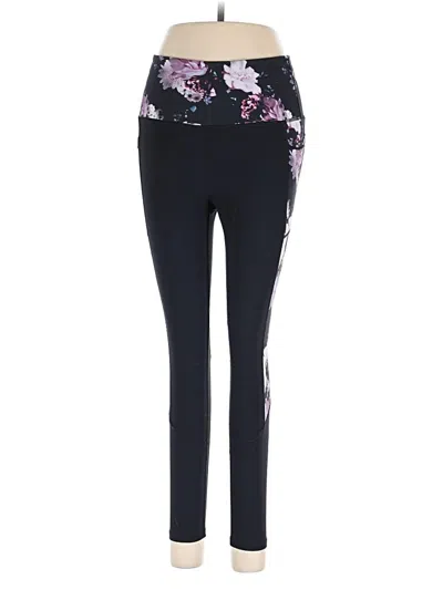 Pre-owned Skechers Active Pants In Black