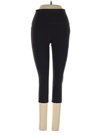 Pre-owned Skechers Active Pants In Black