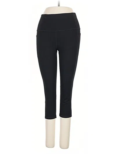 Pre-owned Skechers Active Pants In Black