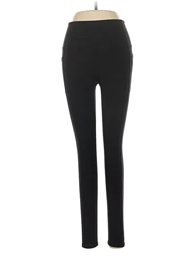 Pre-owned Skechers Active Pants In Black