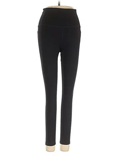 Pre-owned Skechers Active Pants In Black