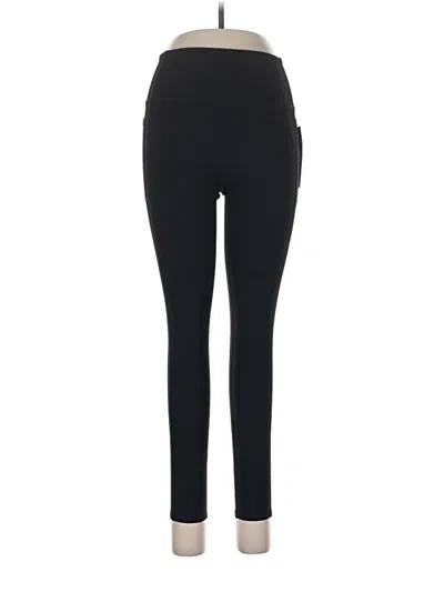 Pre-owned Skechers Active Pants In Black