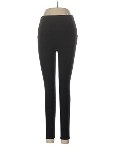 Pre-owned Skechers Active Pants In Black