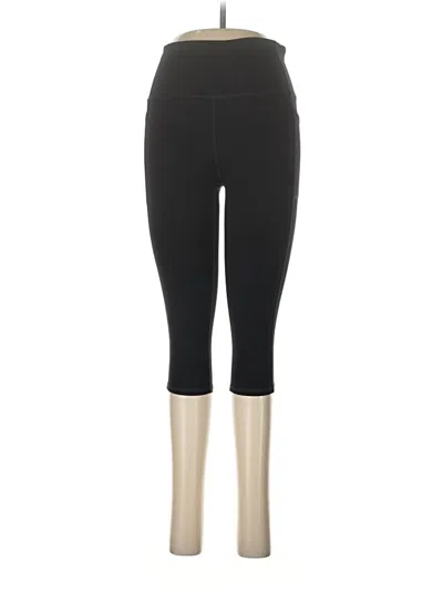 Pre-owned Skechers Active Pants In Black